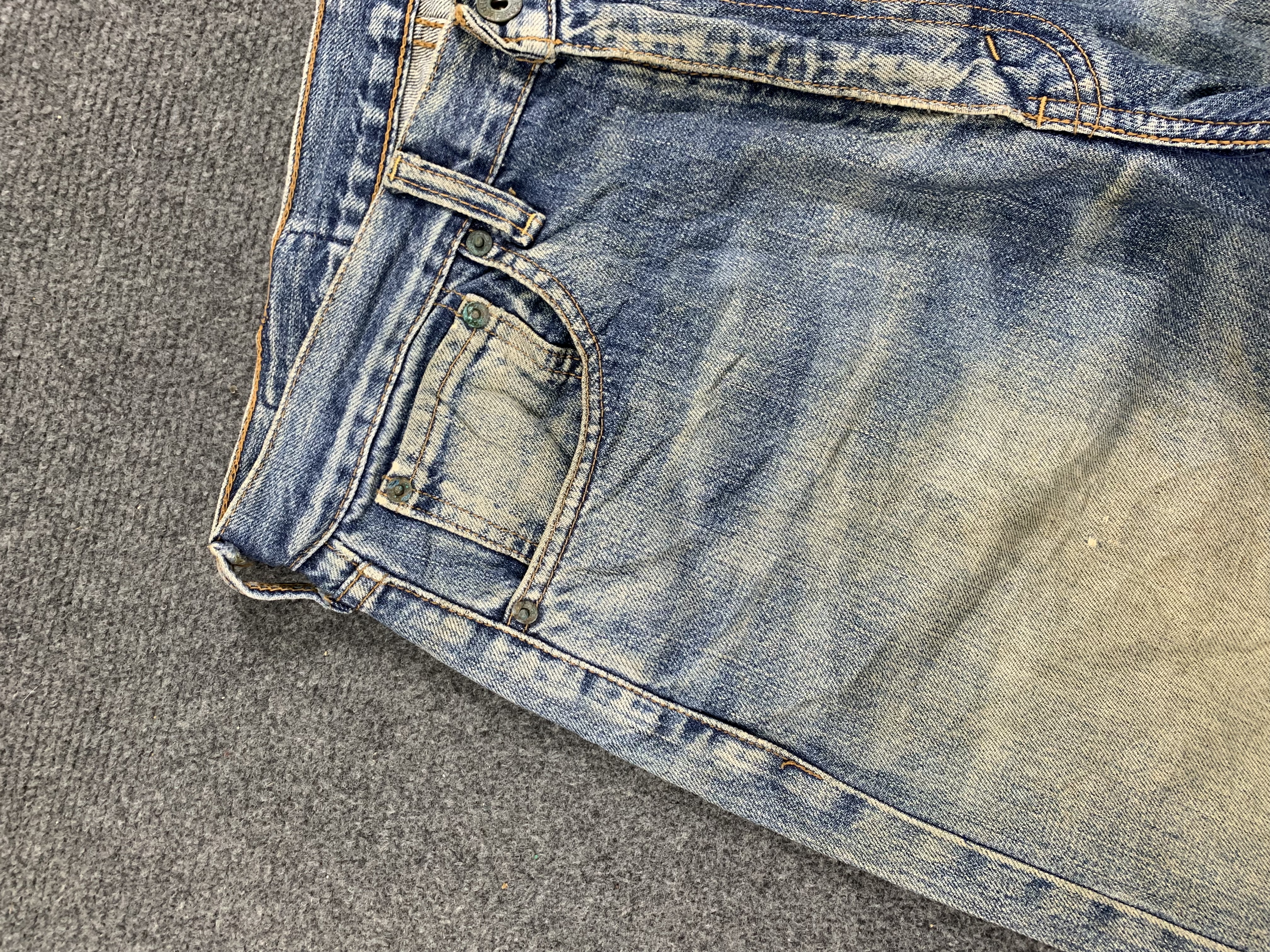 Vintage - Vintage 90s Levis 503 Selvedge Faded Blue Jeans - 5