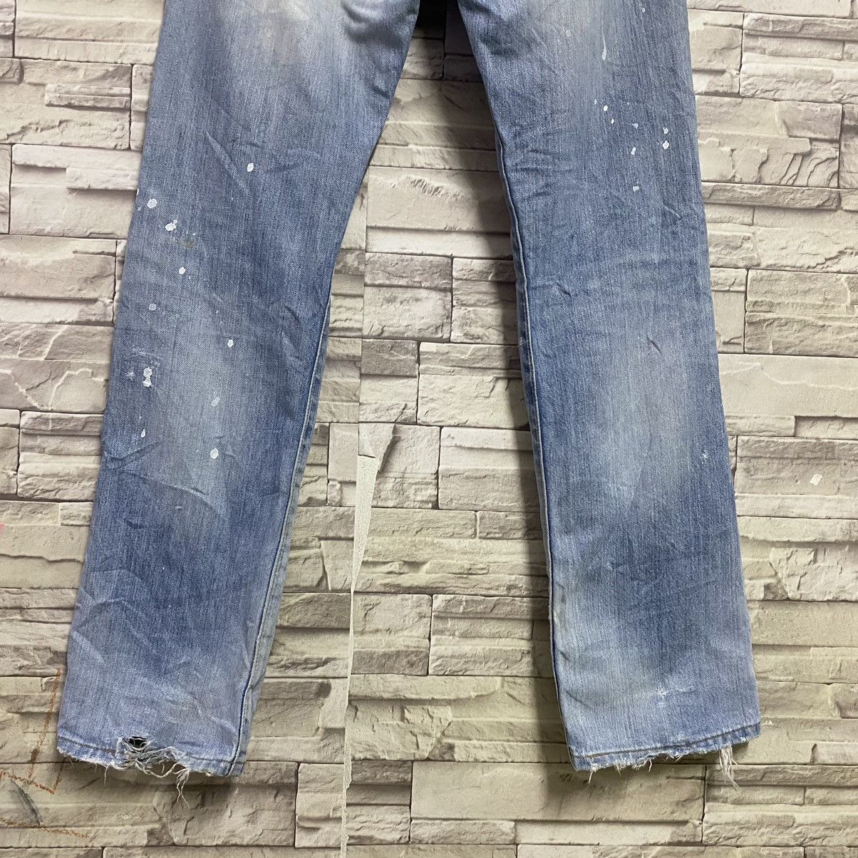 Y2K Levis 501 Painter Jeans Grunge 32x31 - 12