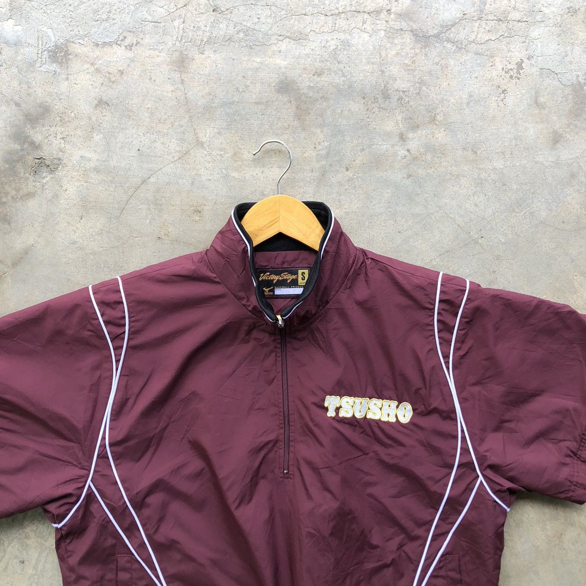 Vintage VICTORY STAGE by mizuno half zipper windbreaker - 3