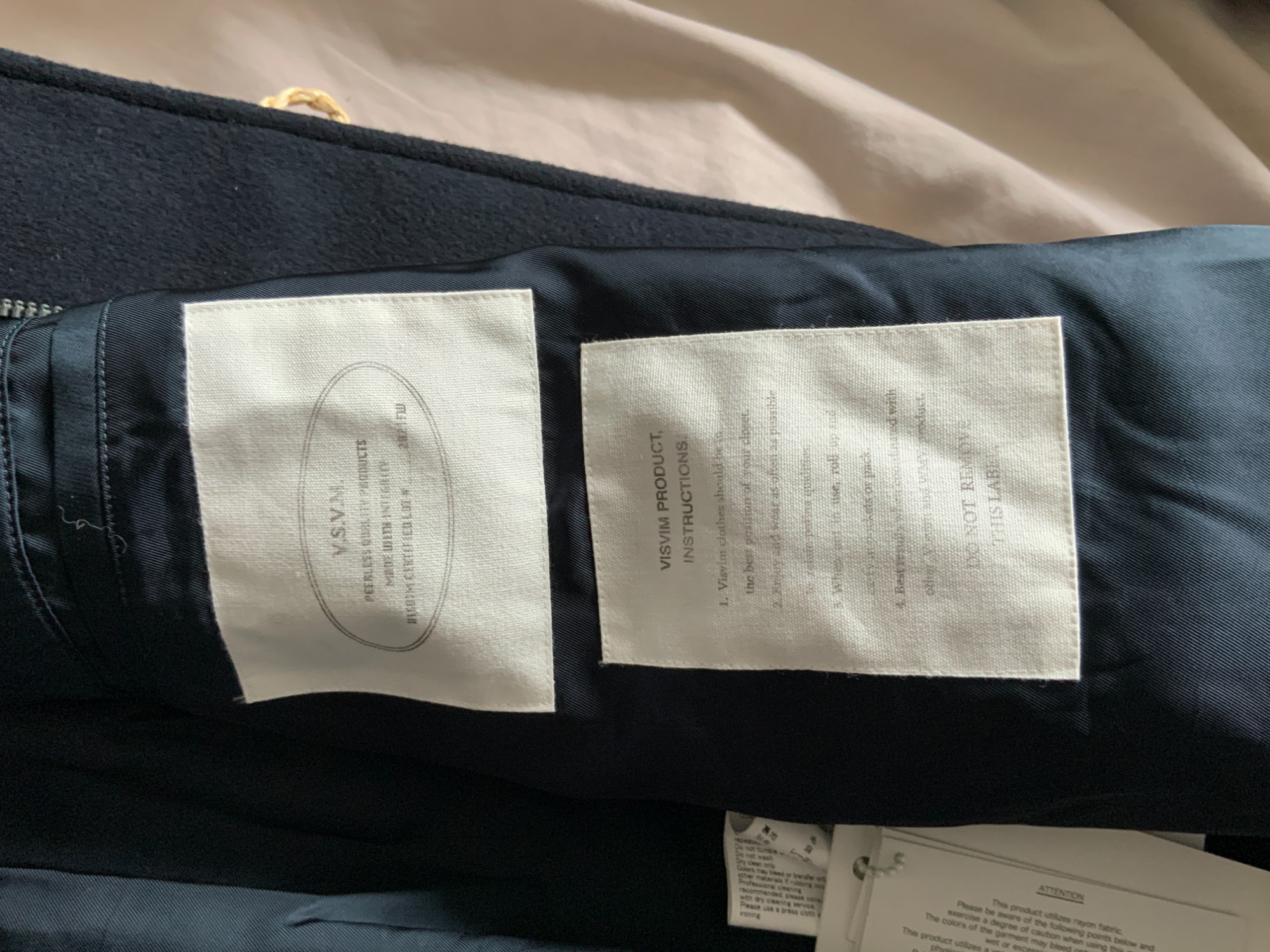 visvim Visvim FW21AW Miller Convoy Duffle Coat (Melton) Navy