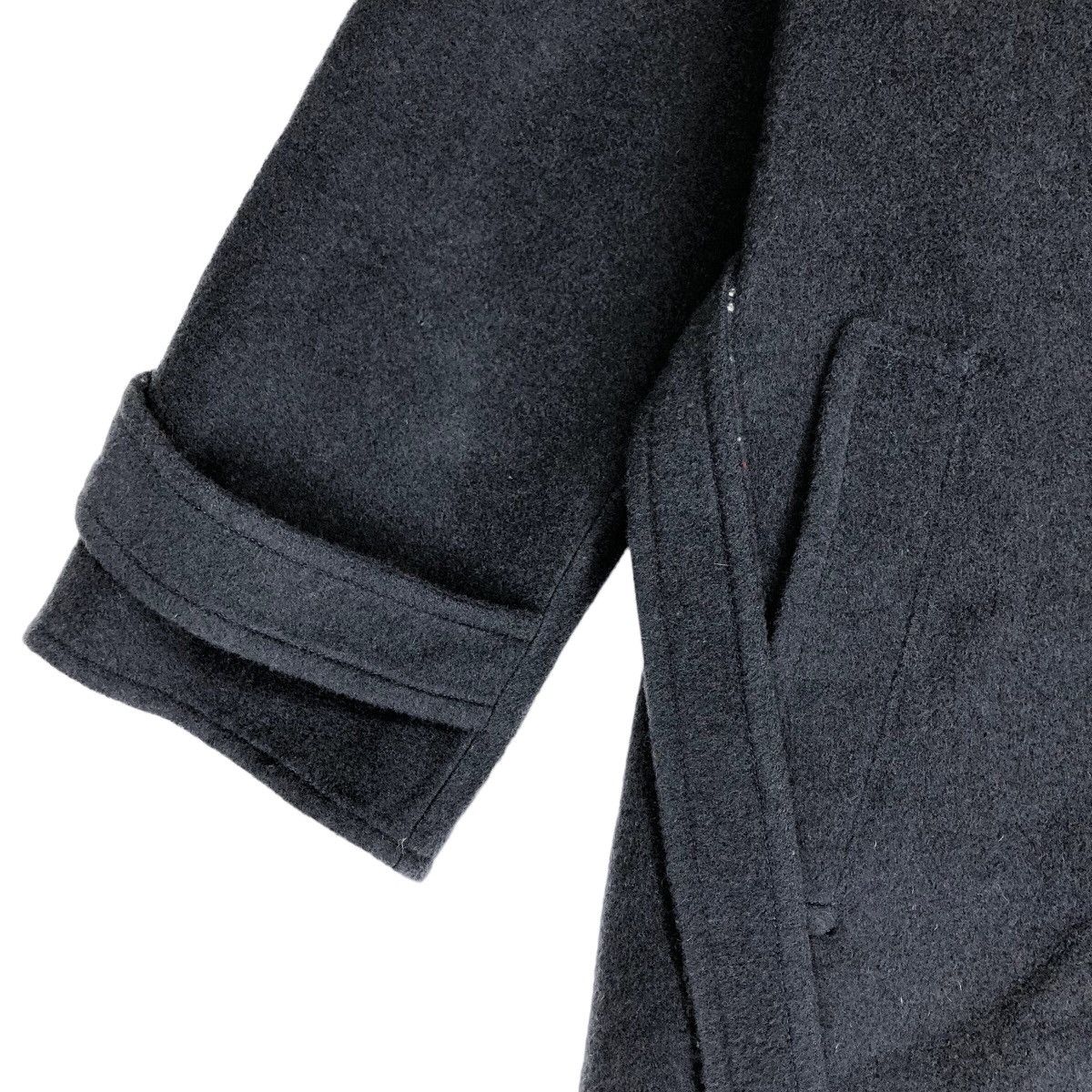 Designer - Fouks Paris Checkered Wool Trench Coat - 6