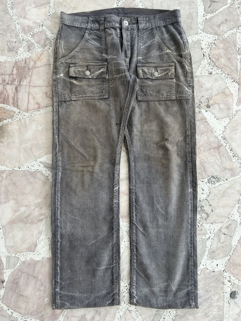 Hysterics Japan Corduroy Gray Pants - 1