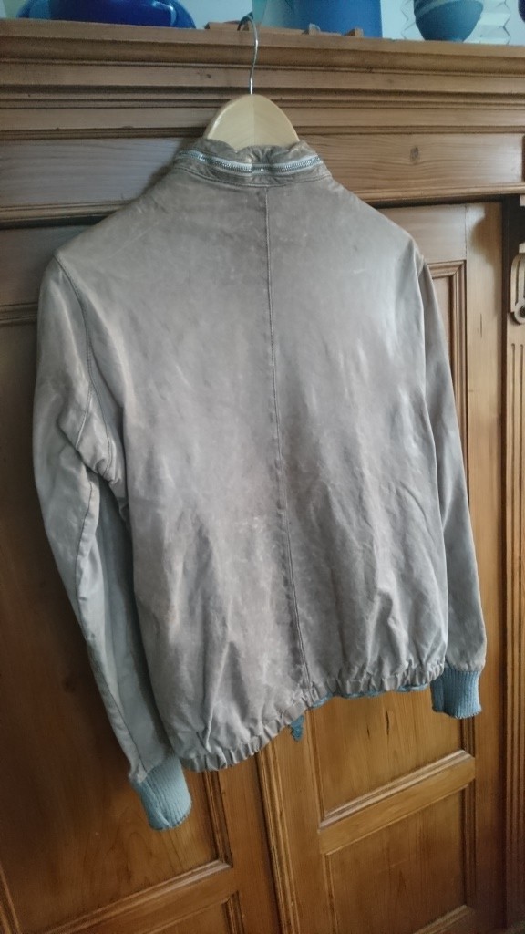 Giorgio Brato - Handmade Two Zip Leather Jacket Beige 48 / S - 4