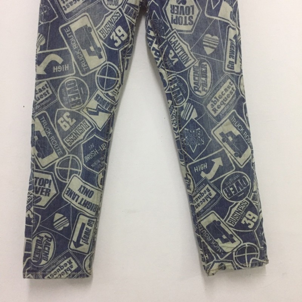 Japanese Brand - Full print jeans like hysteric glamour - 3