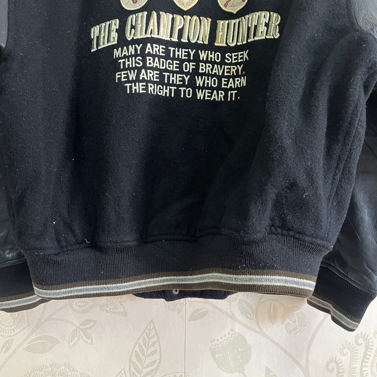 Leather - Vintage Scoop Boys The Champion Hunters Varsity - 13