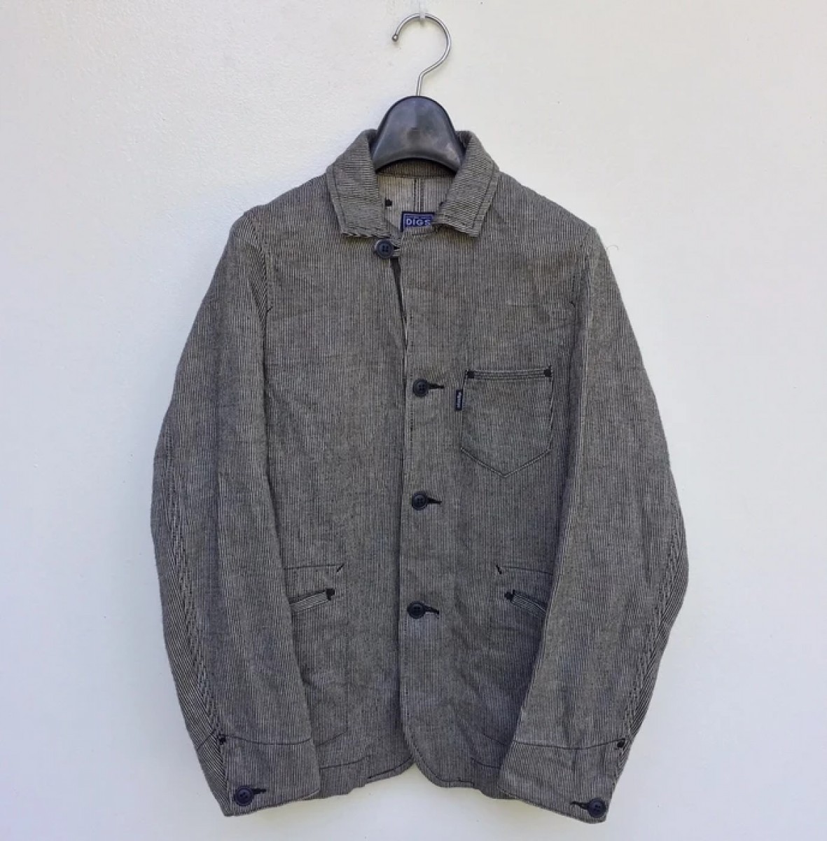 Post Overalls - Digs New York Hickory pinstripe worker jacket - 1