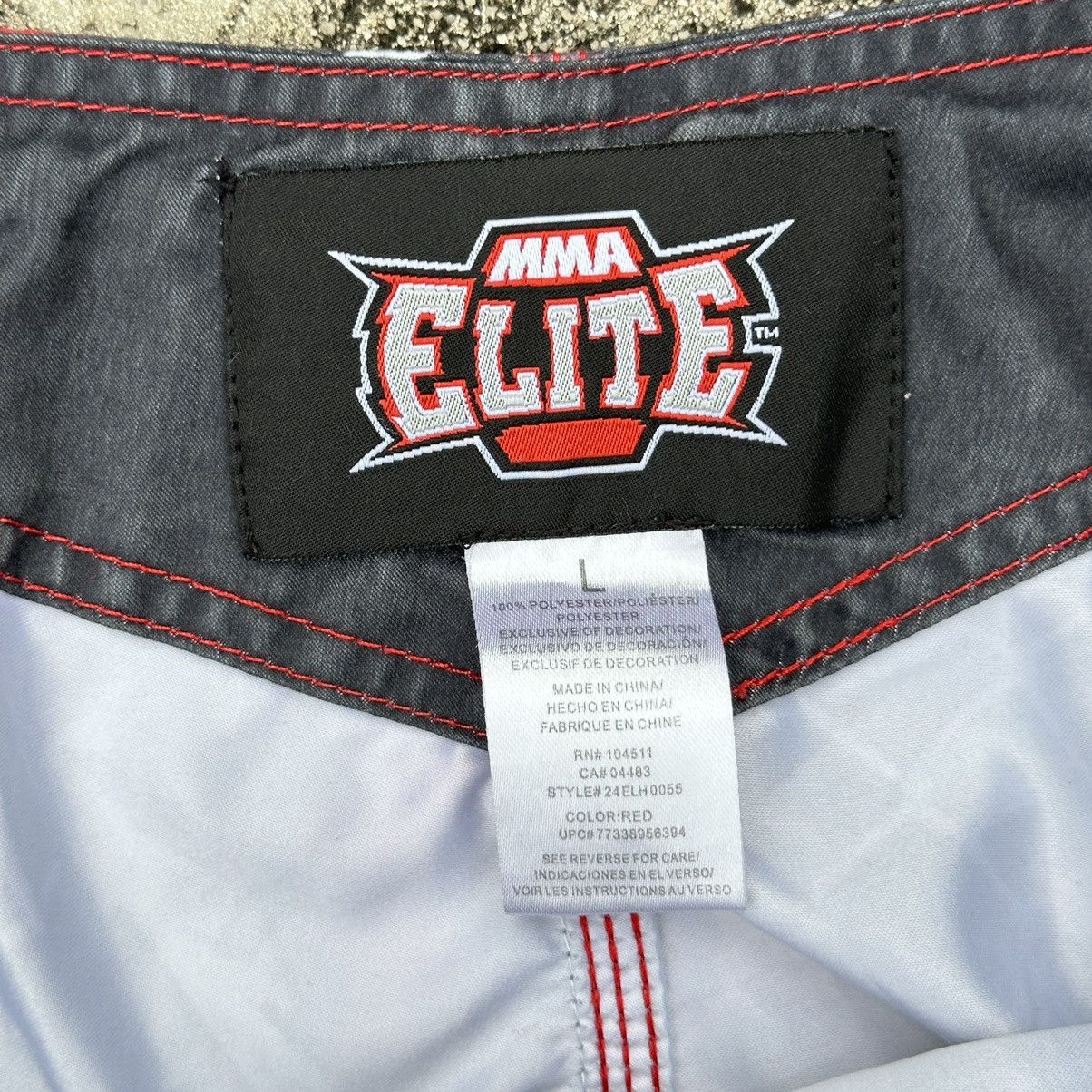 Vintage Y2K MMA Elite All Over Print Board Shorts Large - 9