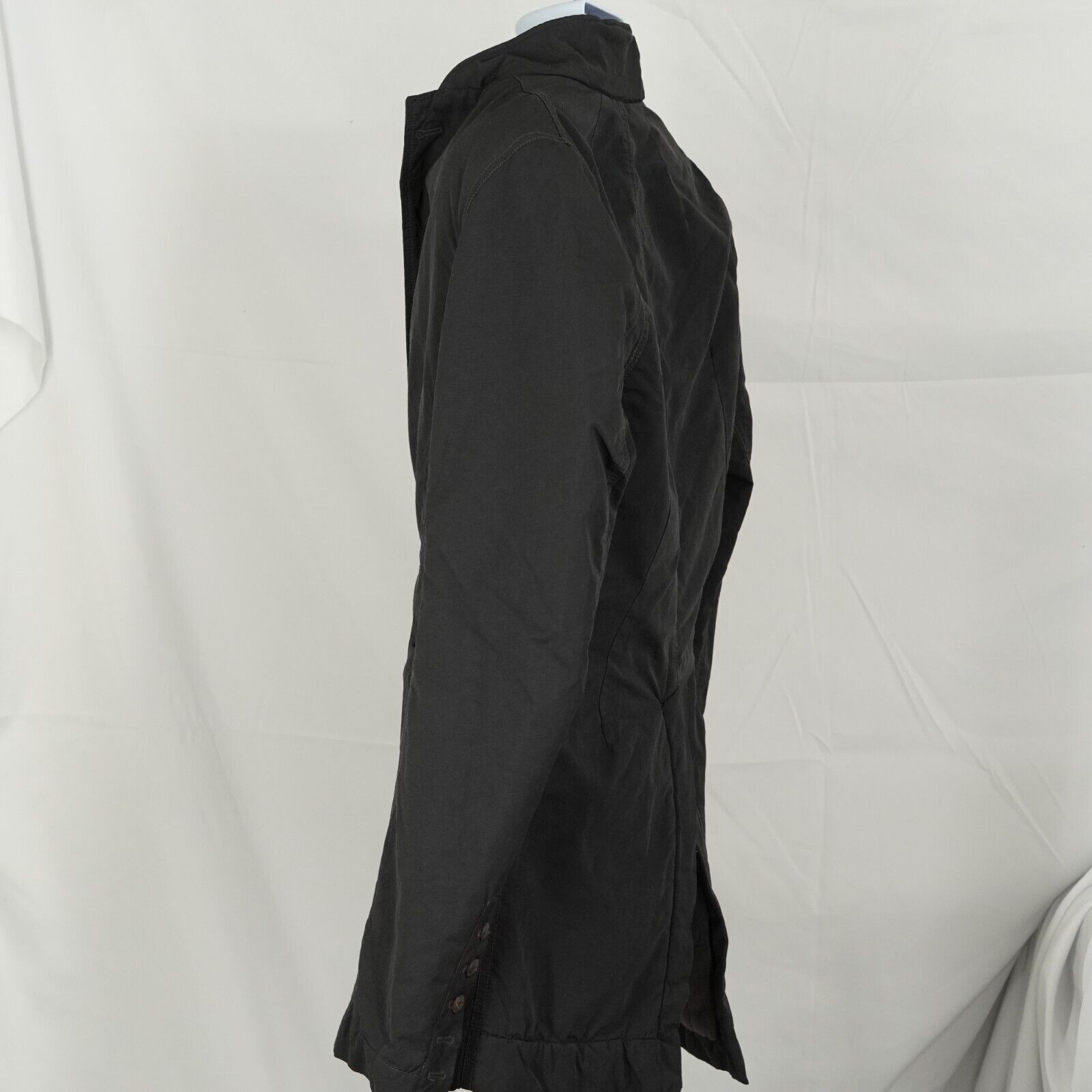 Rick Owens Drkshdw Long Black Blazer Quilted Murray - Large - 4