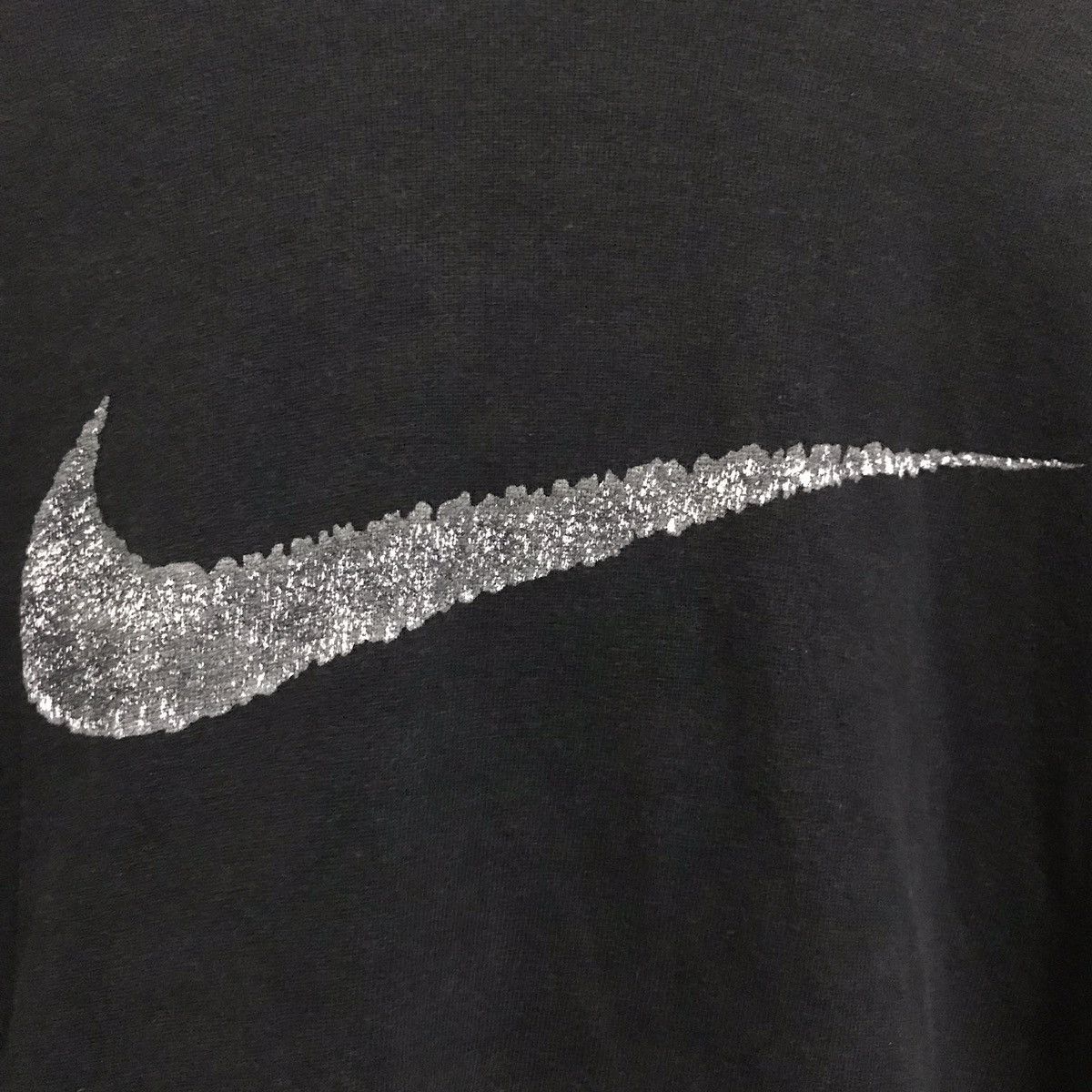 Vintage Nike swoosh logo hoodie sweatshirt Size L/3XL - 2