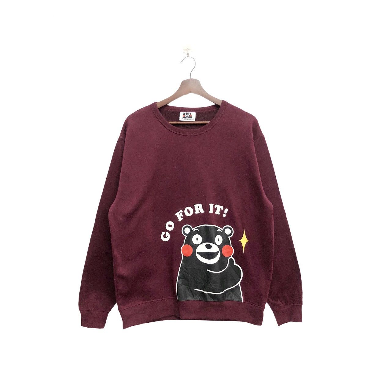 Japanese Brand - Kumamon Japanese Famous Mascot Crewneck Sweatshirt - 1