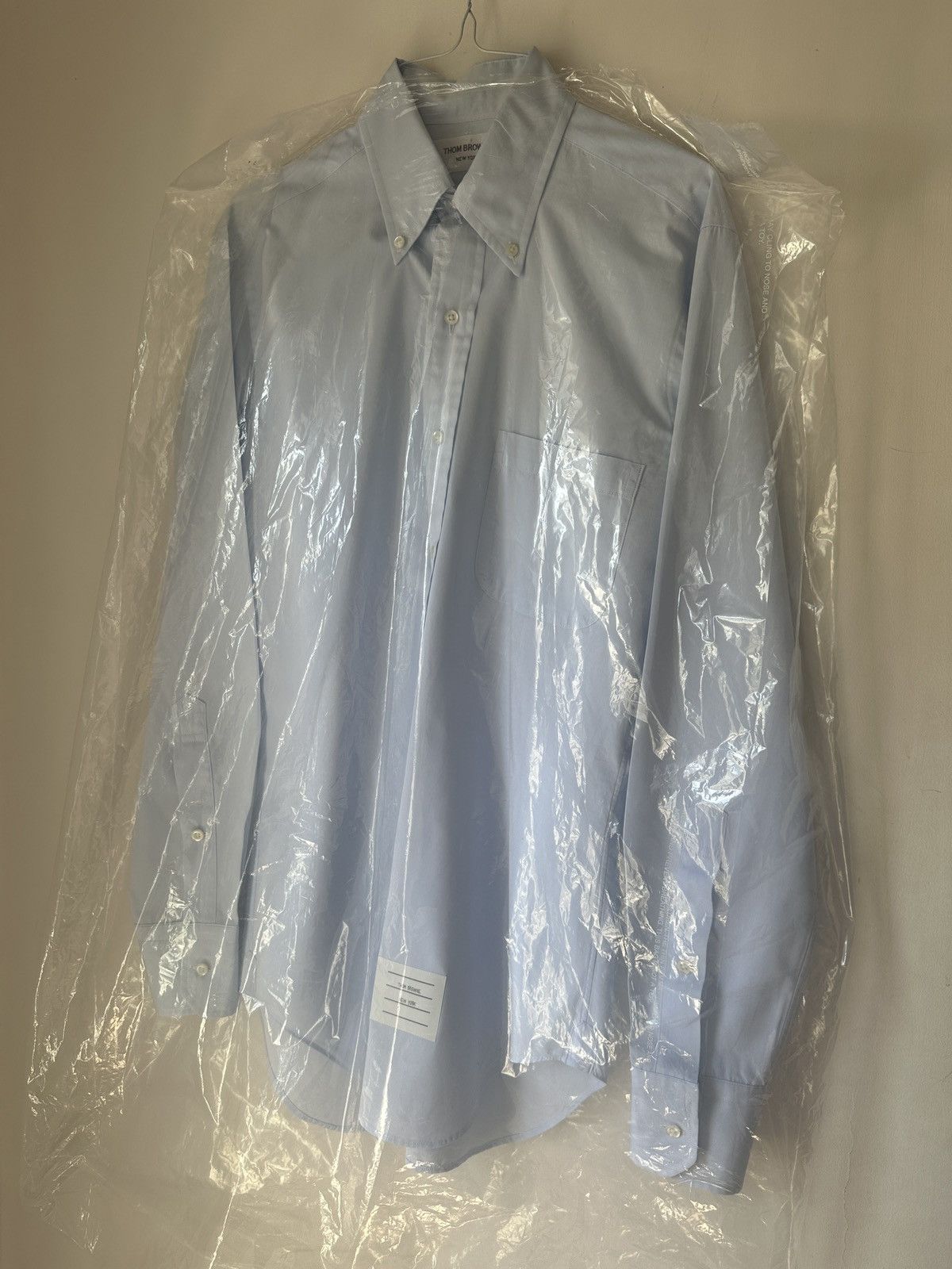 Thom Browne Light Blue Dress Shirt Size 1 - 5