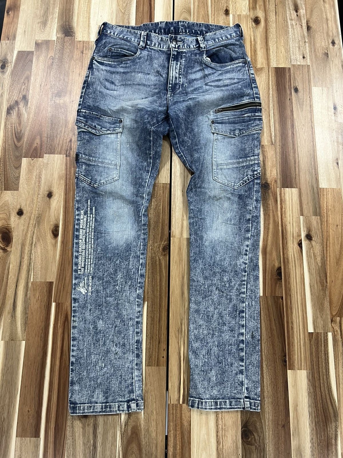 Vintage - Z- Dragon Japanese Brand Denim Jeans - 2