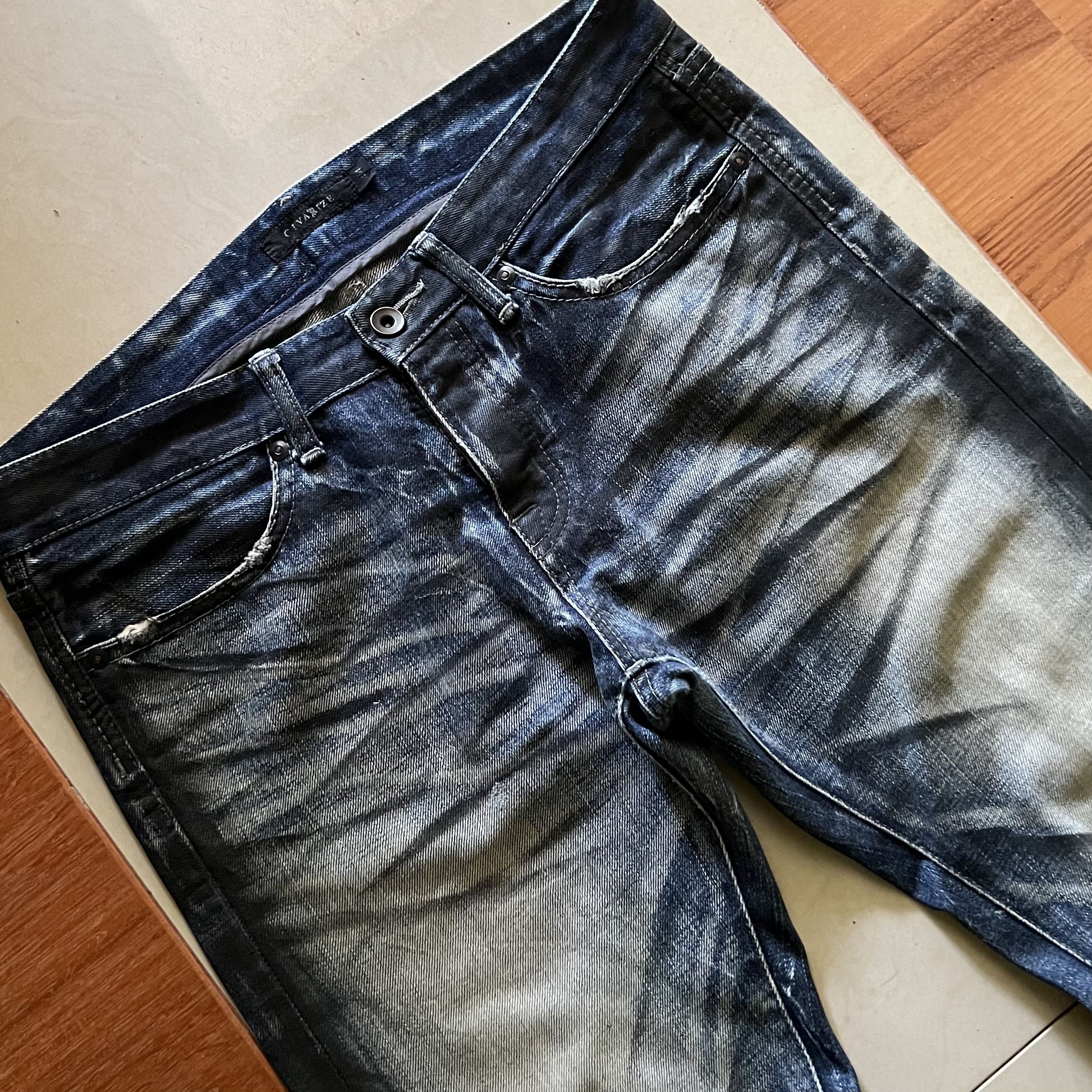 Civarize Zebra Wash Flared Jeans - 4