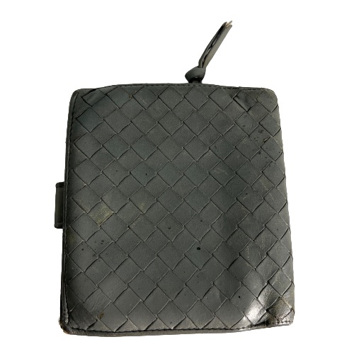 Authentic Bottega Veneta Intrecciato Leather Wallet - 2