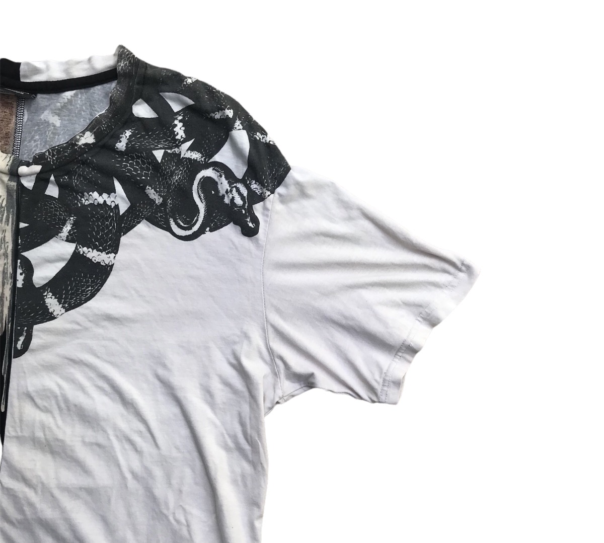 Marcelo Burlon Hybrid Snake Bird Design T Shirt - 3