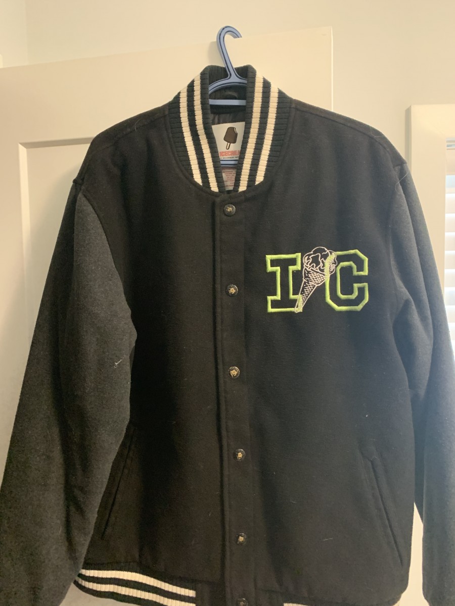 Icecream - Varsity Wool Bomber Jacket - 2