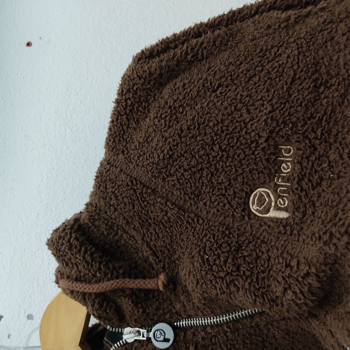Penfield - Sherpa Fleece Brown Bear Jacket Hoodie - 6