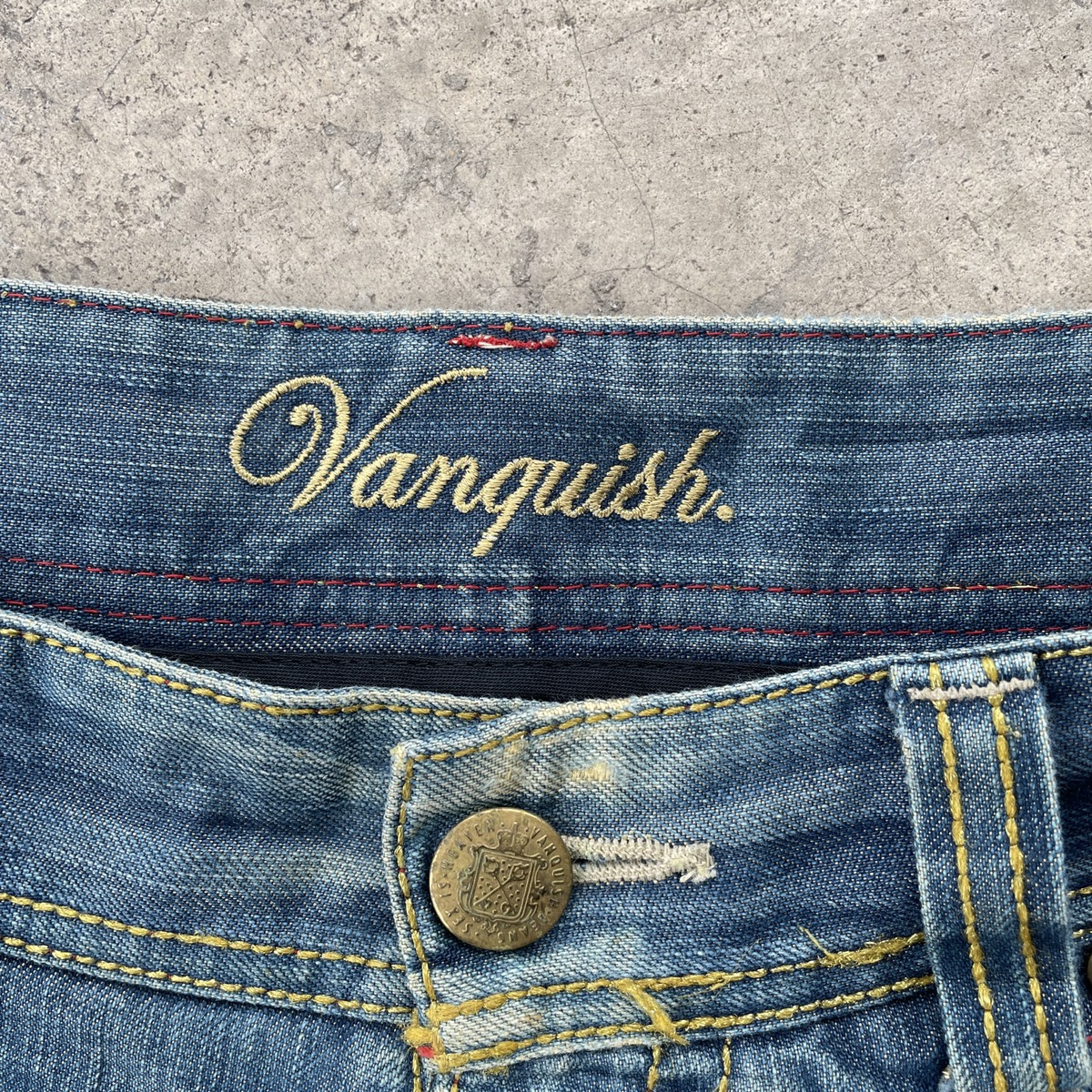 Vintage - Vintage Vanquish Jeans 34x33 Vanquish Denim Pants - 6