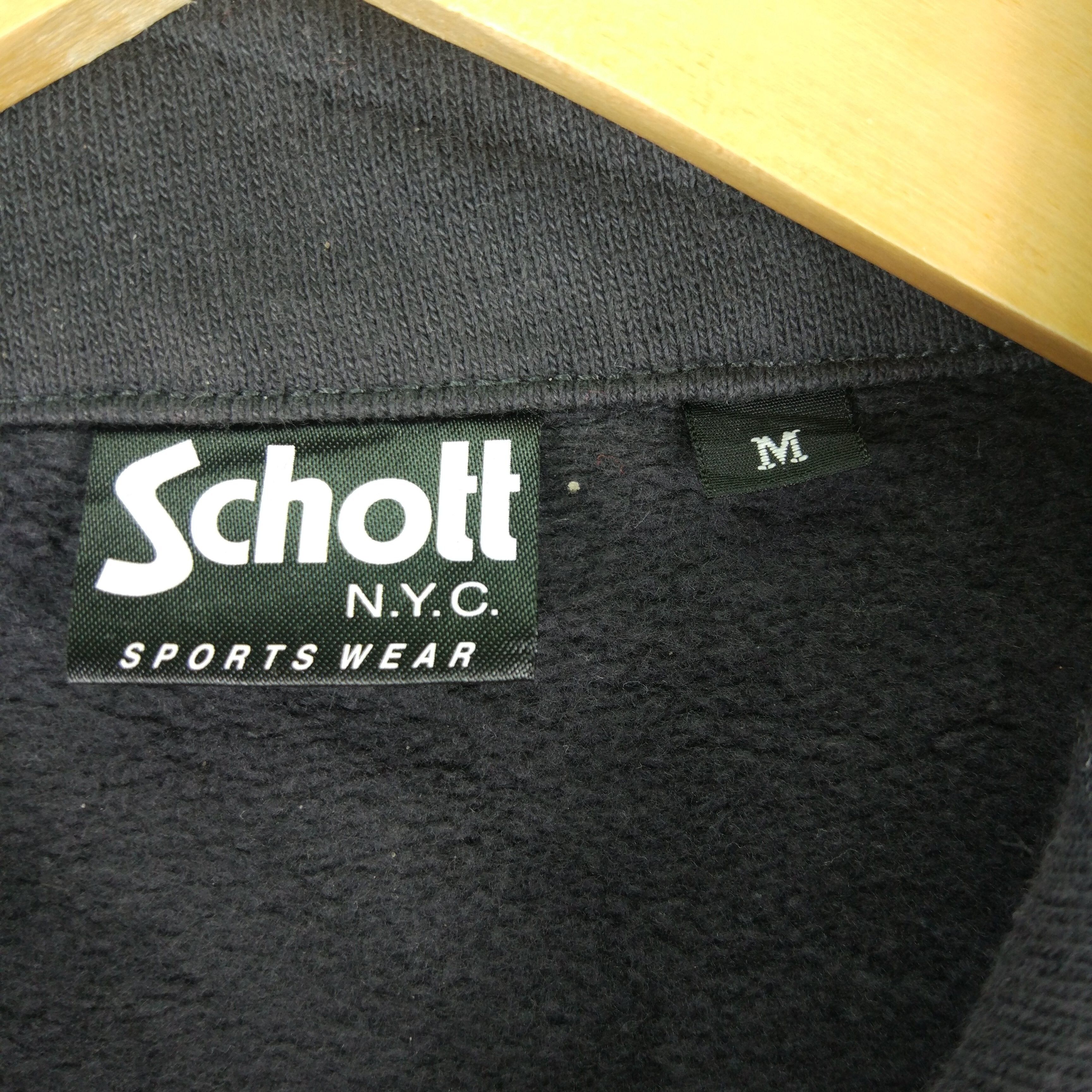Schott Embroidery Button Down Jumper Sweatshirt - 5