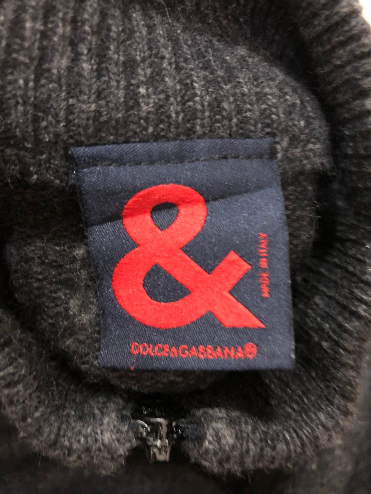 Vintage Dolce & Gabbana Lambs Wool Zip Sweater - 9