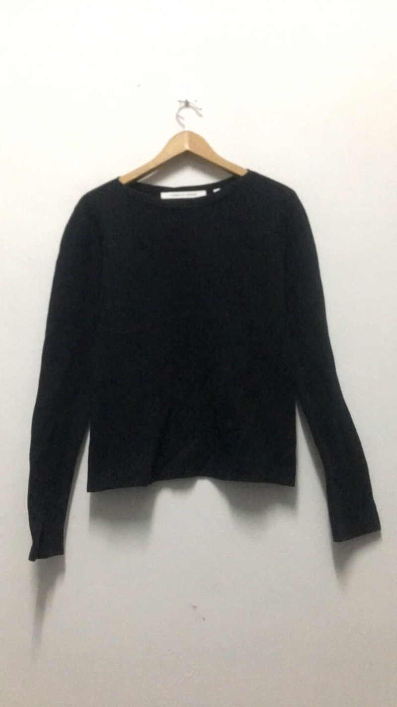 Uniqlo and Lemaire Striped Black Long Sleeve - 1