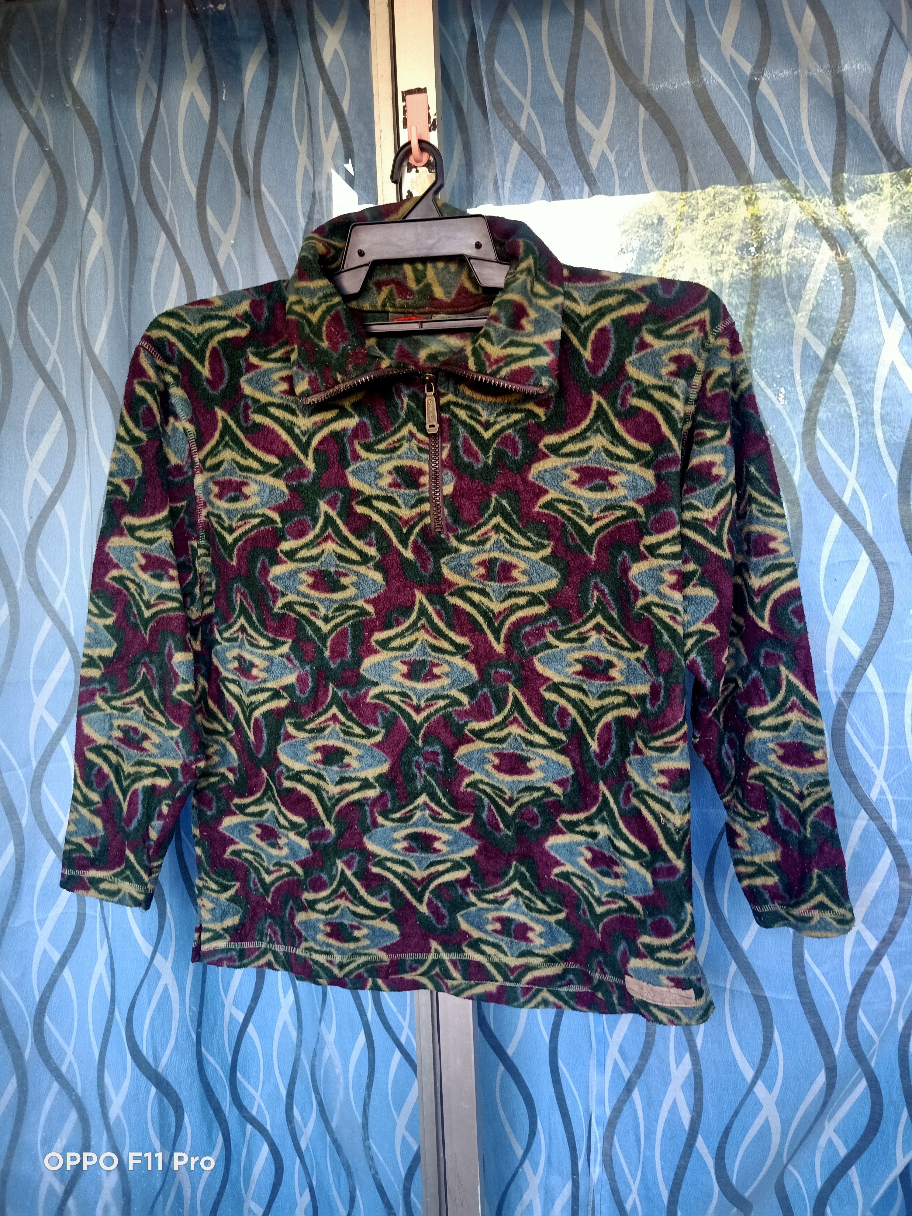 Vintage 90s Oneill art Half zipper Fleece - 2