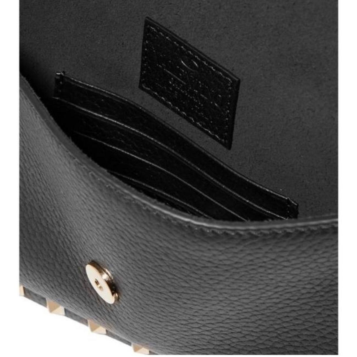 Rockstud leather clutch bag - 2