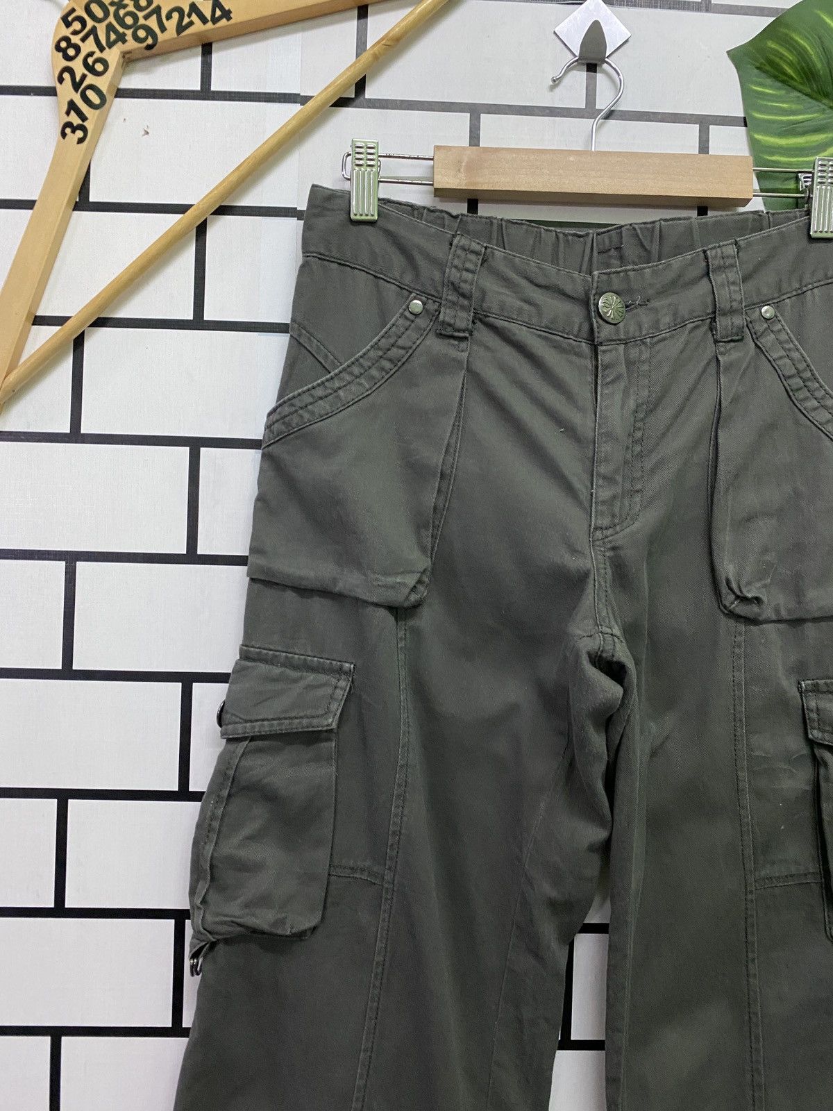 Japanese Brand - Unknown Cargo Japanese Tactical MultiPocket Parachute Pants - 4