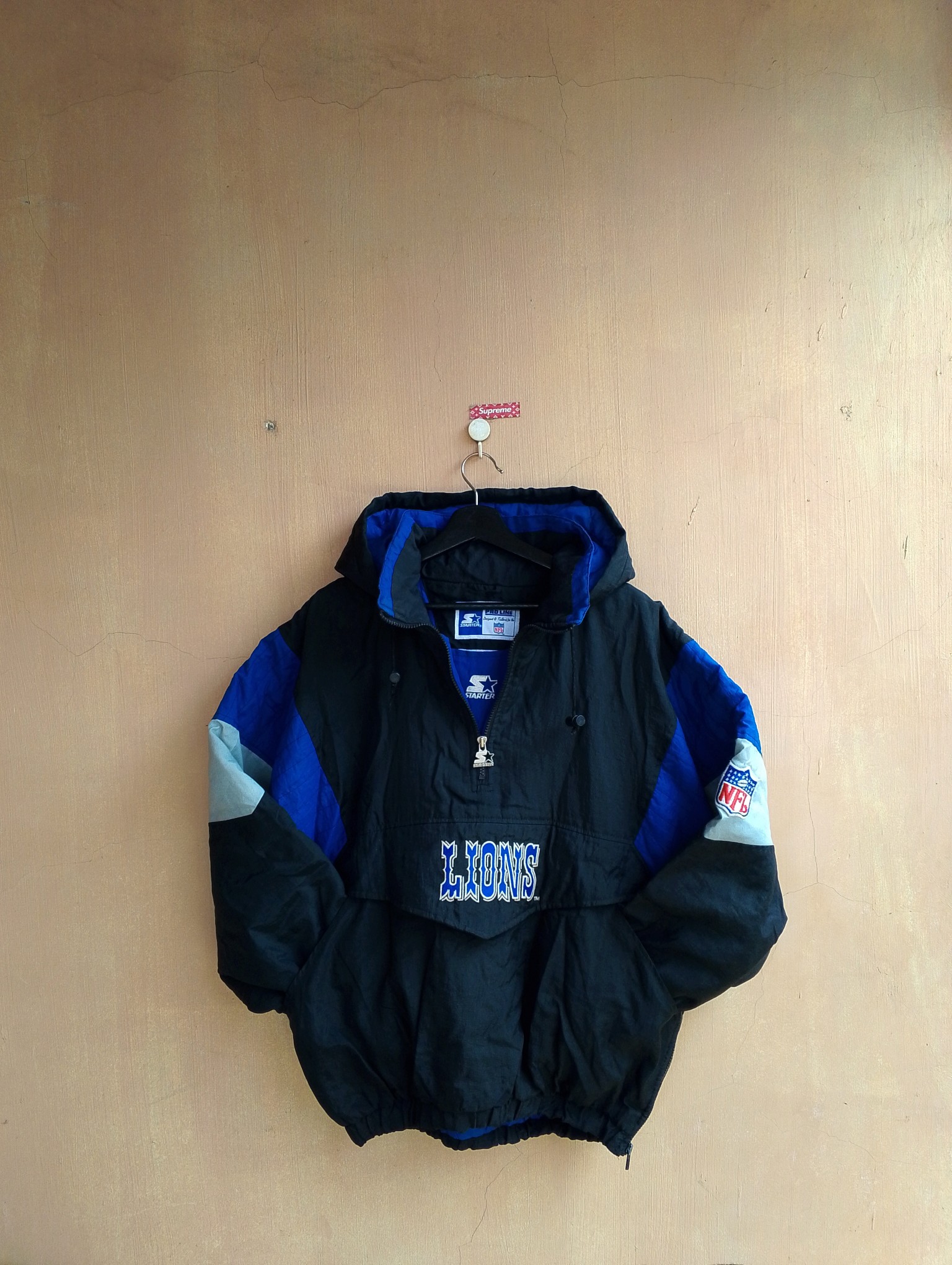 90s Vintage Detroit Lions Starter Anorak jacket - 7