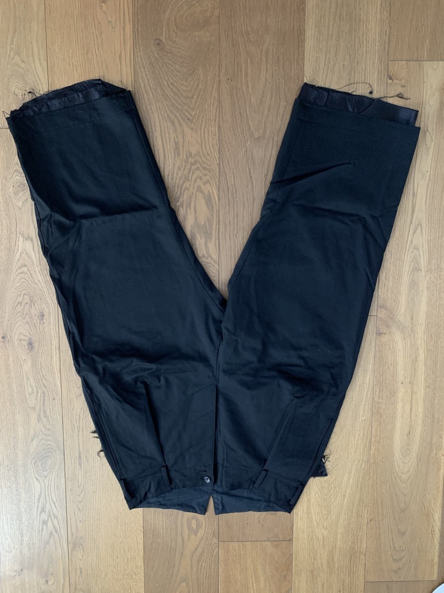 Sulvam - Black wool wide pants L - 4