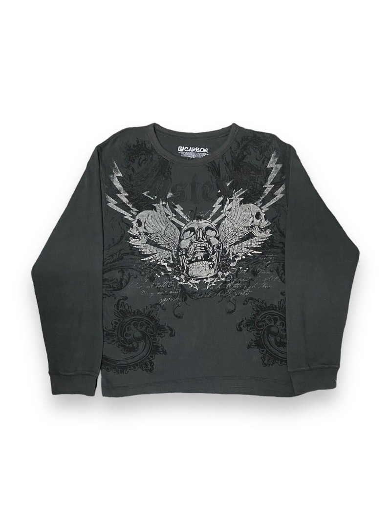 Carbon Japan Art of Trio Skulls Scream Out For Sinners - 1