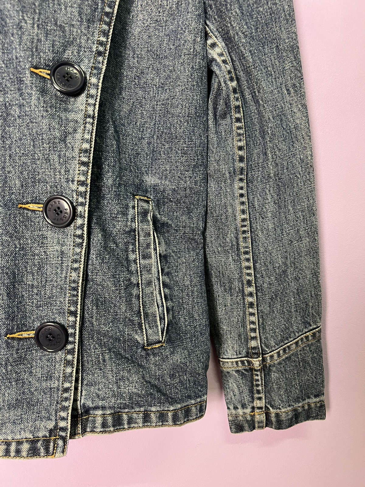 🔥Marc Jacobs Double Breasted Denim Jacket - 12