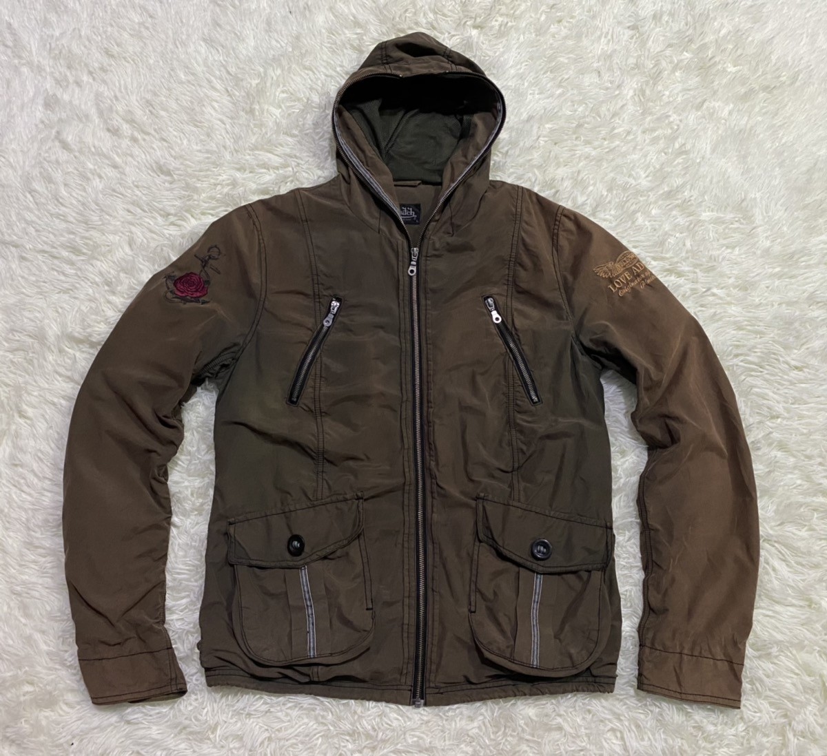 Von Dutch - Von Dutch Love Addict Faded Fullzip Fishtail Jacket - 2