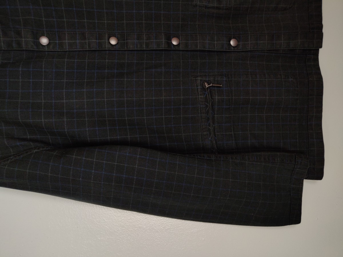 Chaps - CRL Checkered Plaid Tartan Light Outerwear Jacket - 5