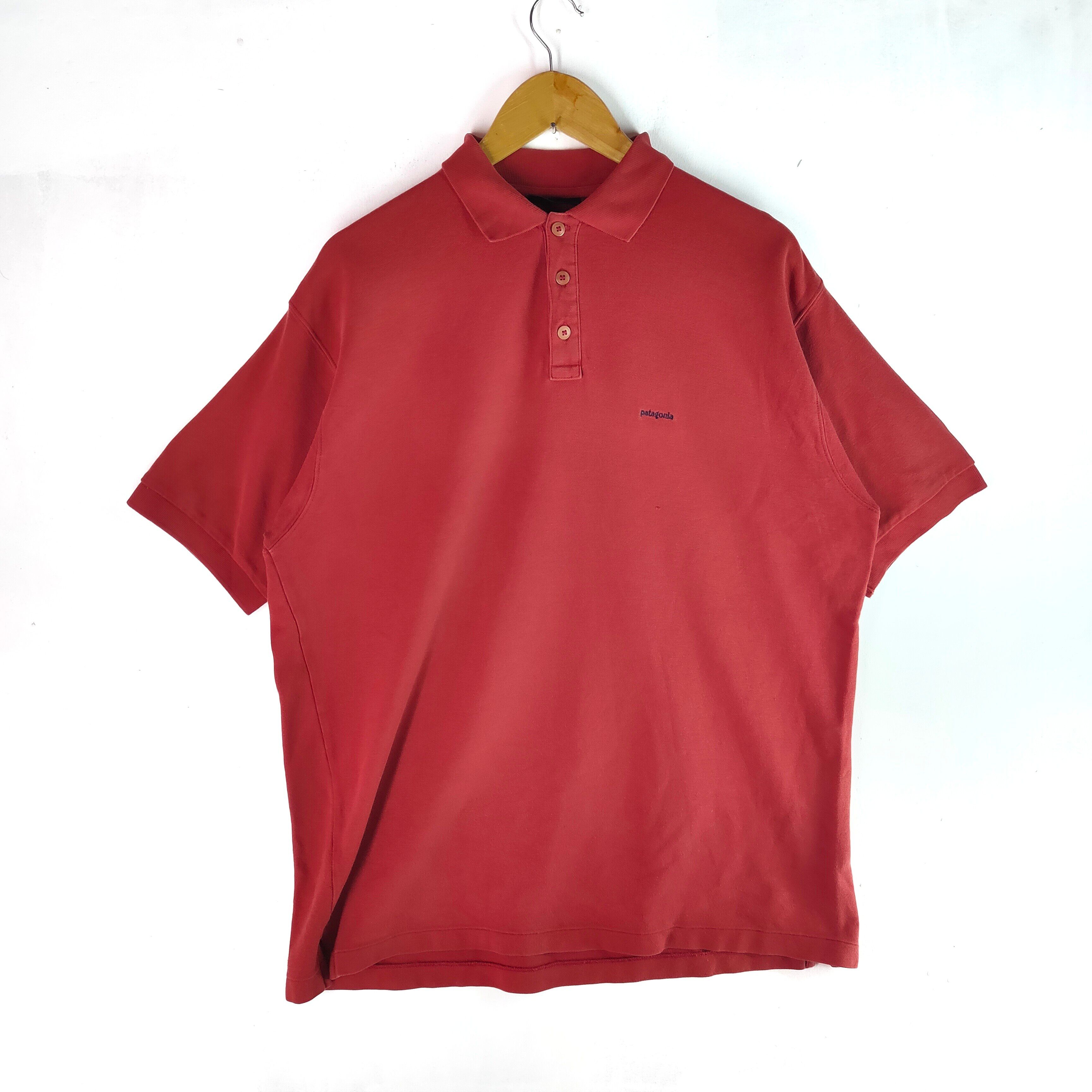 PATAGONIA Embroidery Small Spell Out Polo Shirt - 1