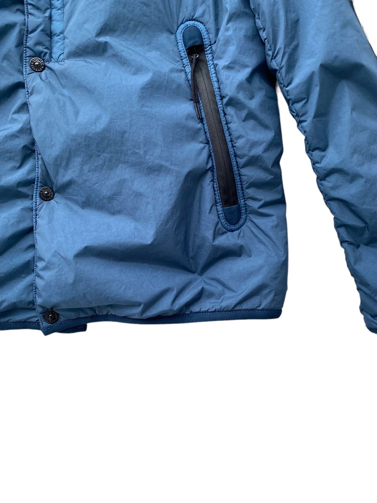 STONE ISLAND garment dyed crinkle reps ny blouson jacket - 4