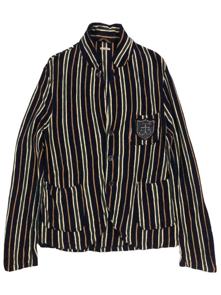 Kapital Stripe Cardigan Jacket - 1