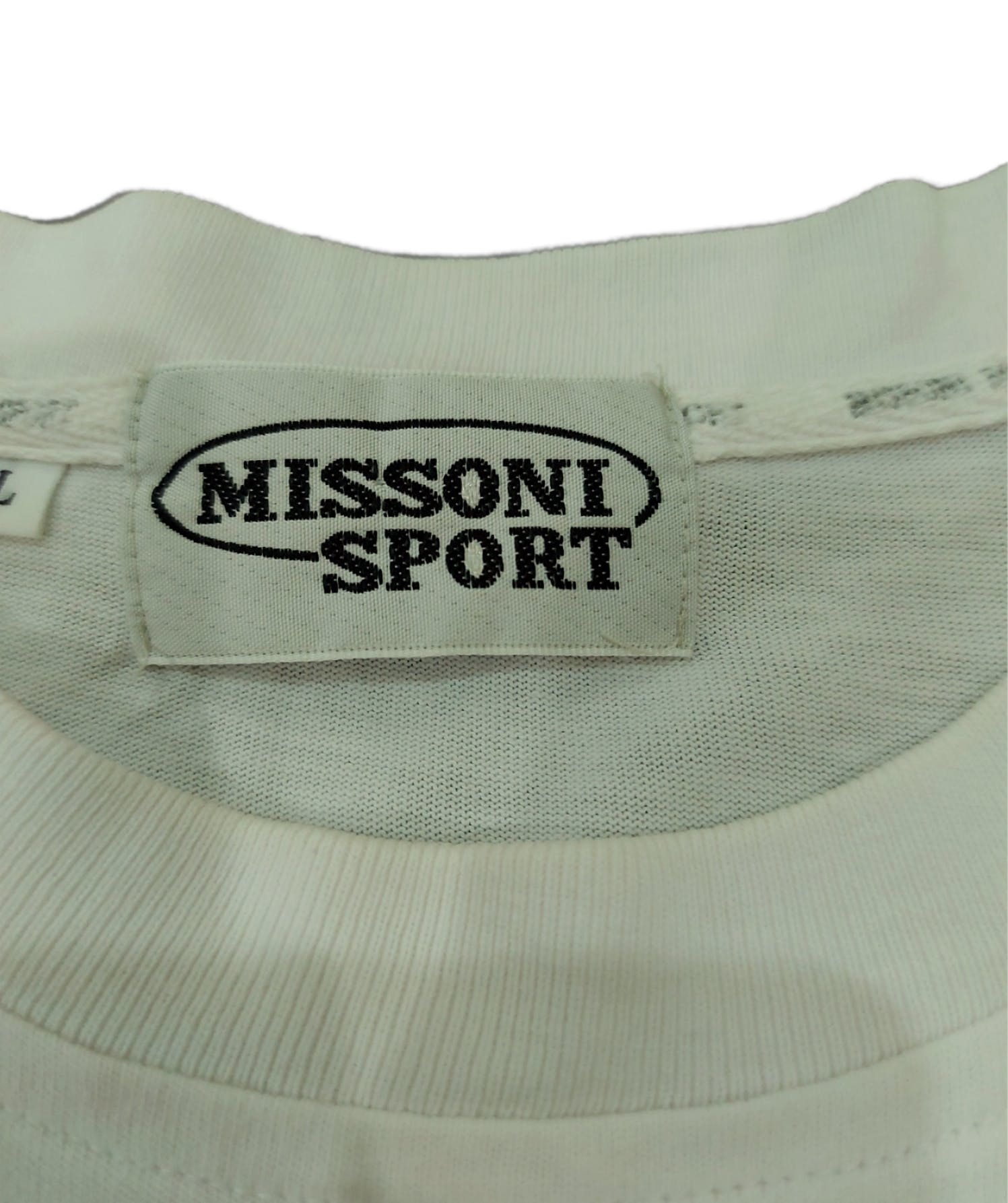 RARE! VTG MISSONI SPORT ITALY PATCH SPELL OUT - 6
