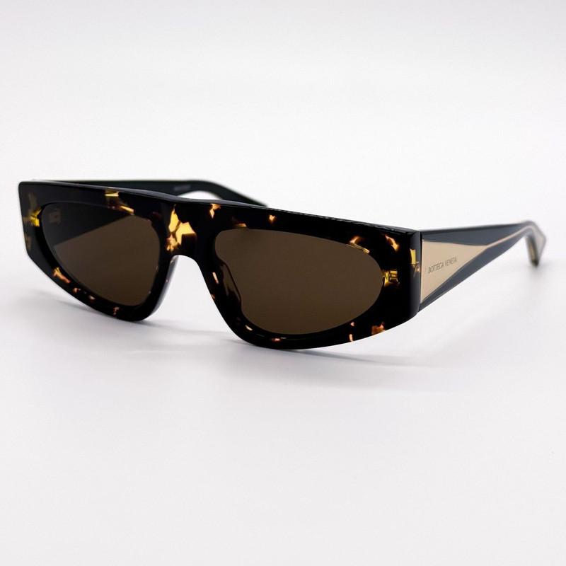 NEW BOTTEGA VENETA SUNGLASSES BV1277S 002 WOMEN HAVANA - 1