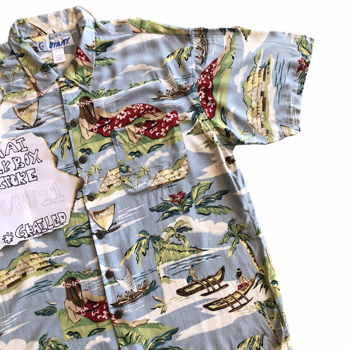Vintage - Vintage Hawaiian Shirt Rayon Fabric - 2