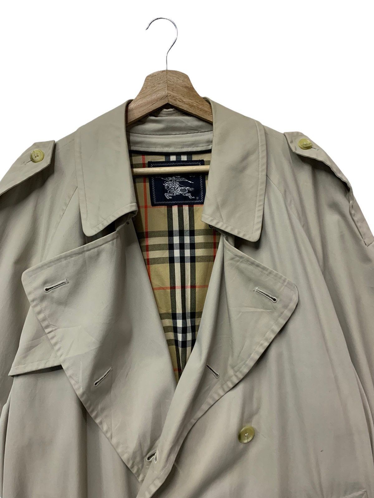 🔥VTG BURBERRY OVERCOATS DOUBLE BREAST - 5