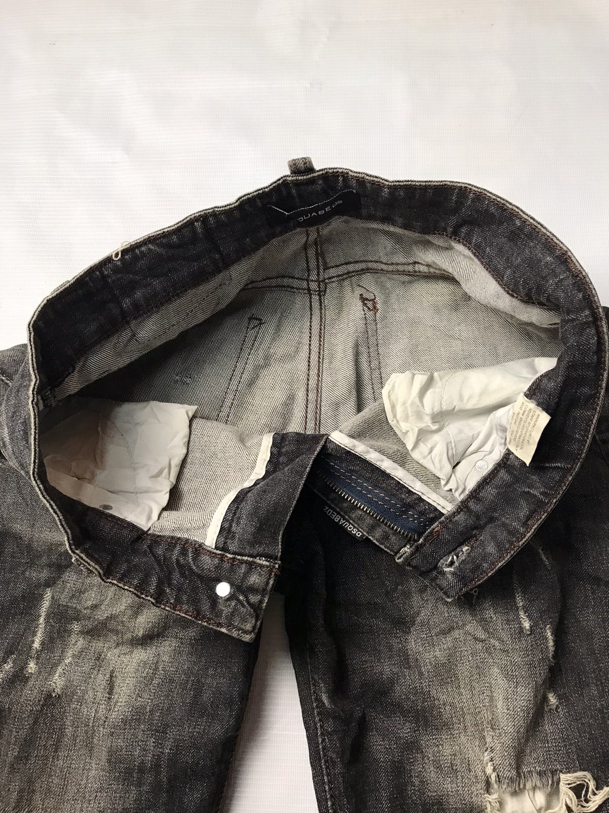 Dsquared2 slim fit distressed denim jeans - 10