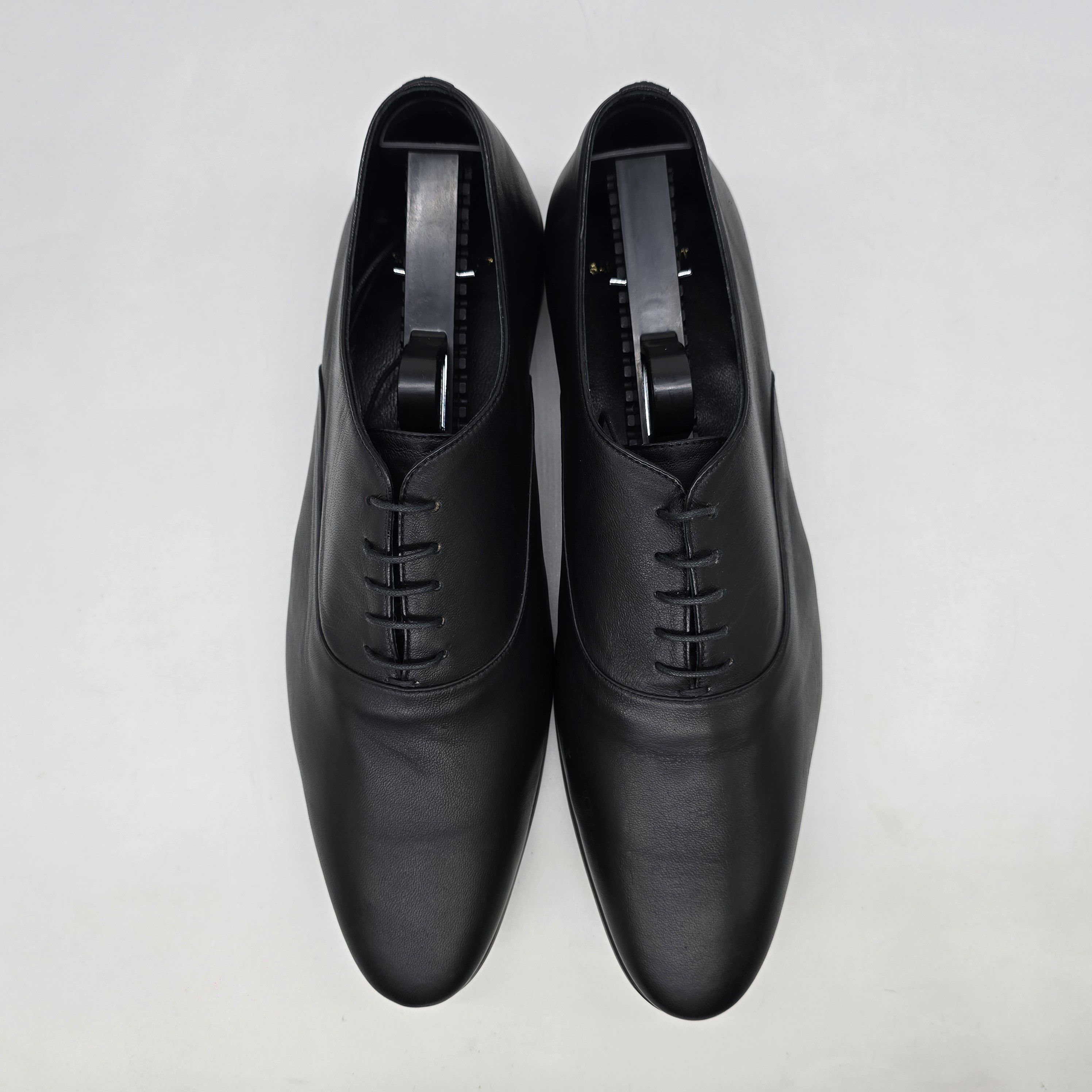Saint Laurent Paris - Leather Plain Toe Oxford Shoes - 3