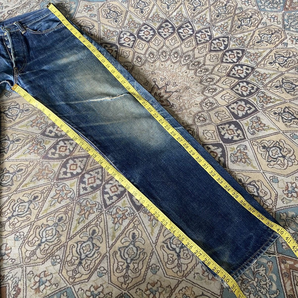 Evisu No2 Distressed Denim Selvedge Jeans 30x30 - 24