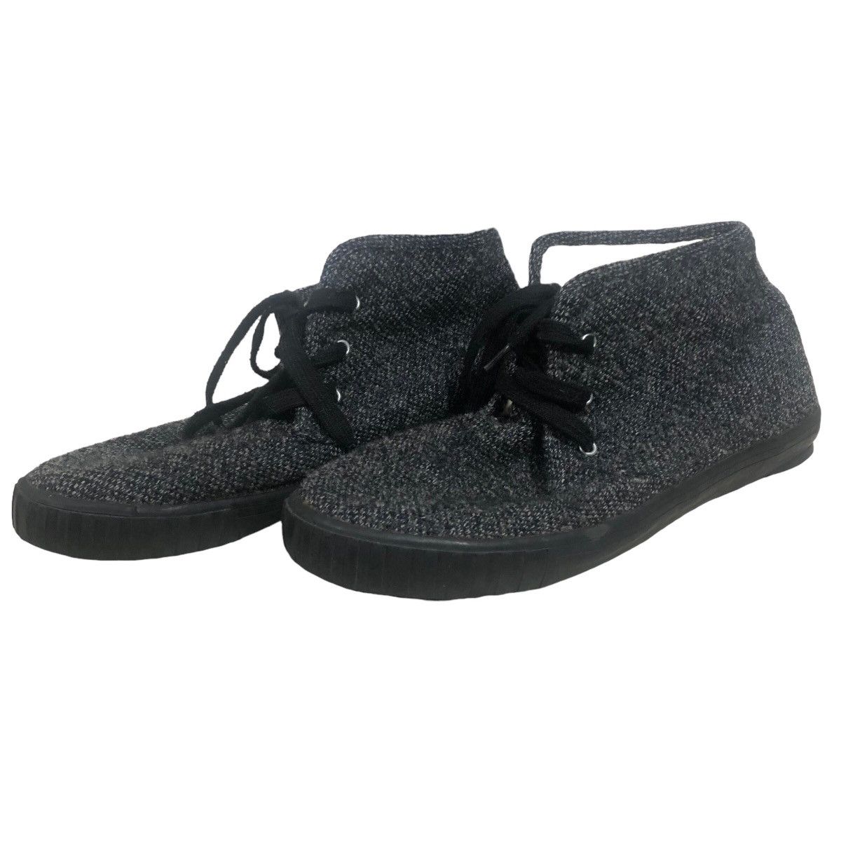 Yohji Yamamoto Pour Homme Shoes Tweed Chukka Sneakers - 4