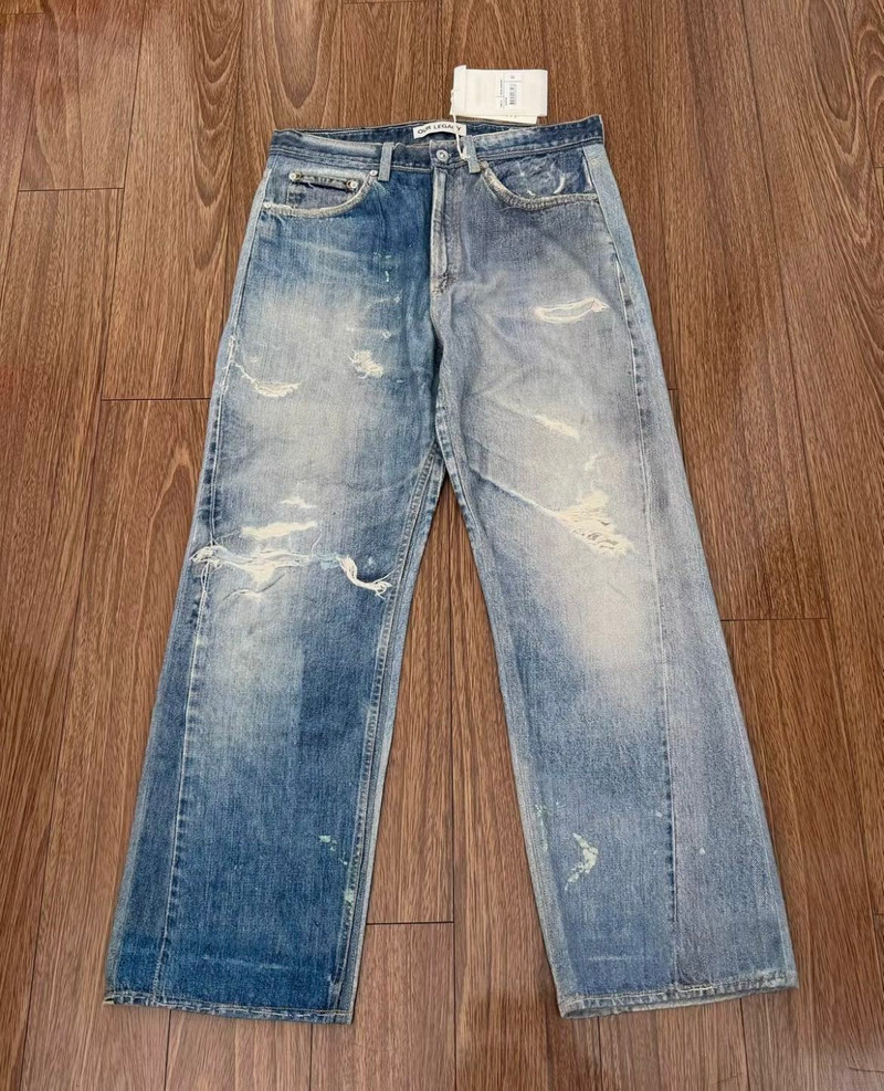 OUR LEGACY 25SS THIRD CUT DIGITAL DENIM - 1
