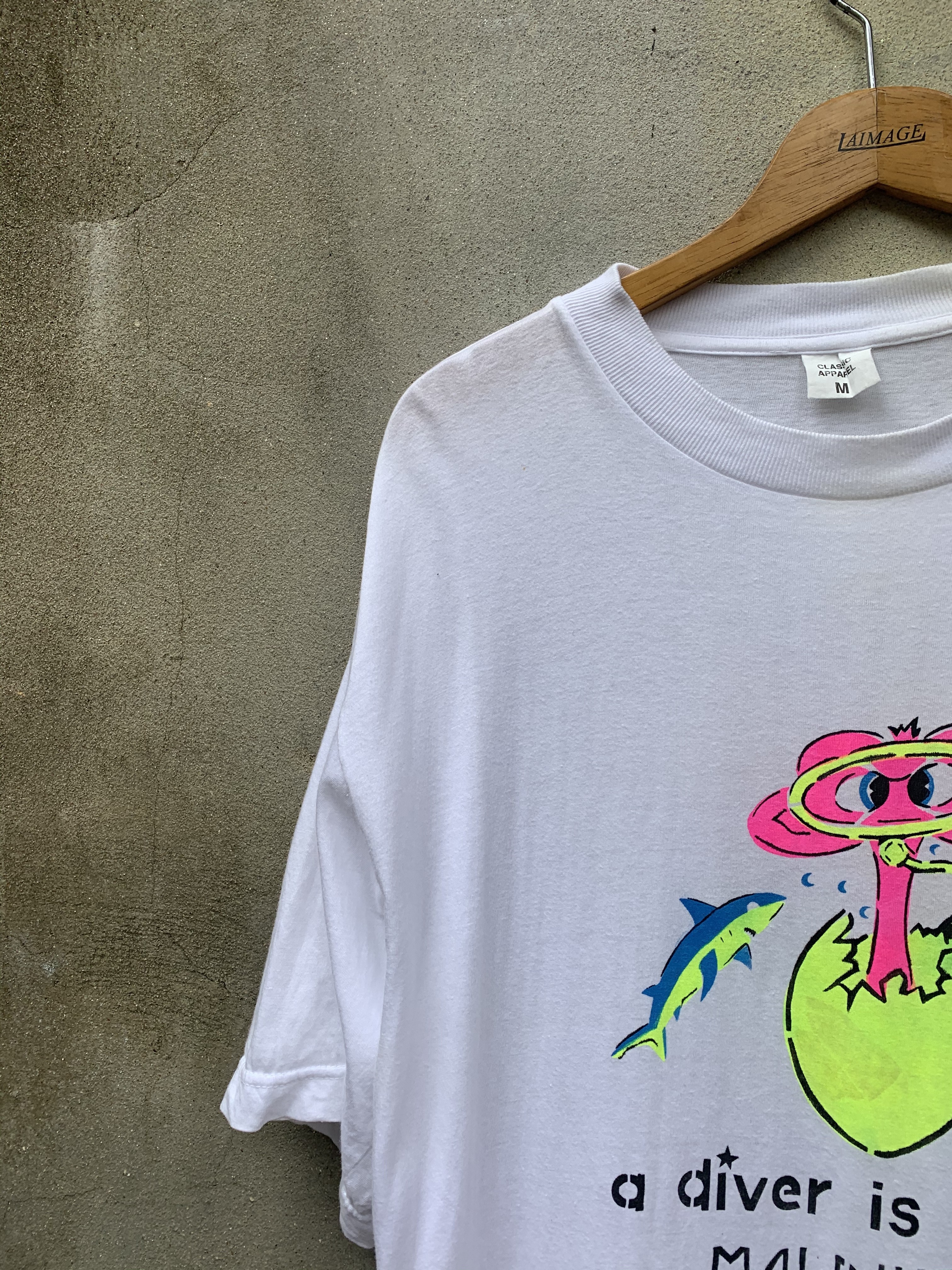 Vintage - Vintage Maldives Diver Born Tee - 1