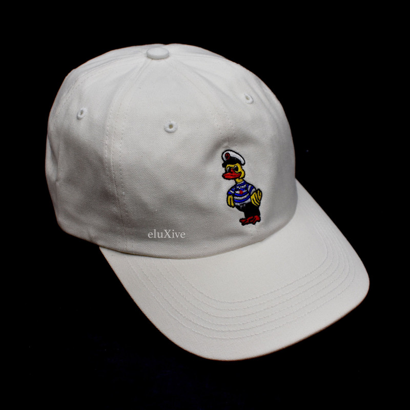 Captain Duck Core Logo Hat White DS - 1