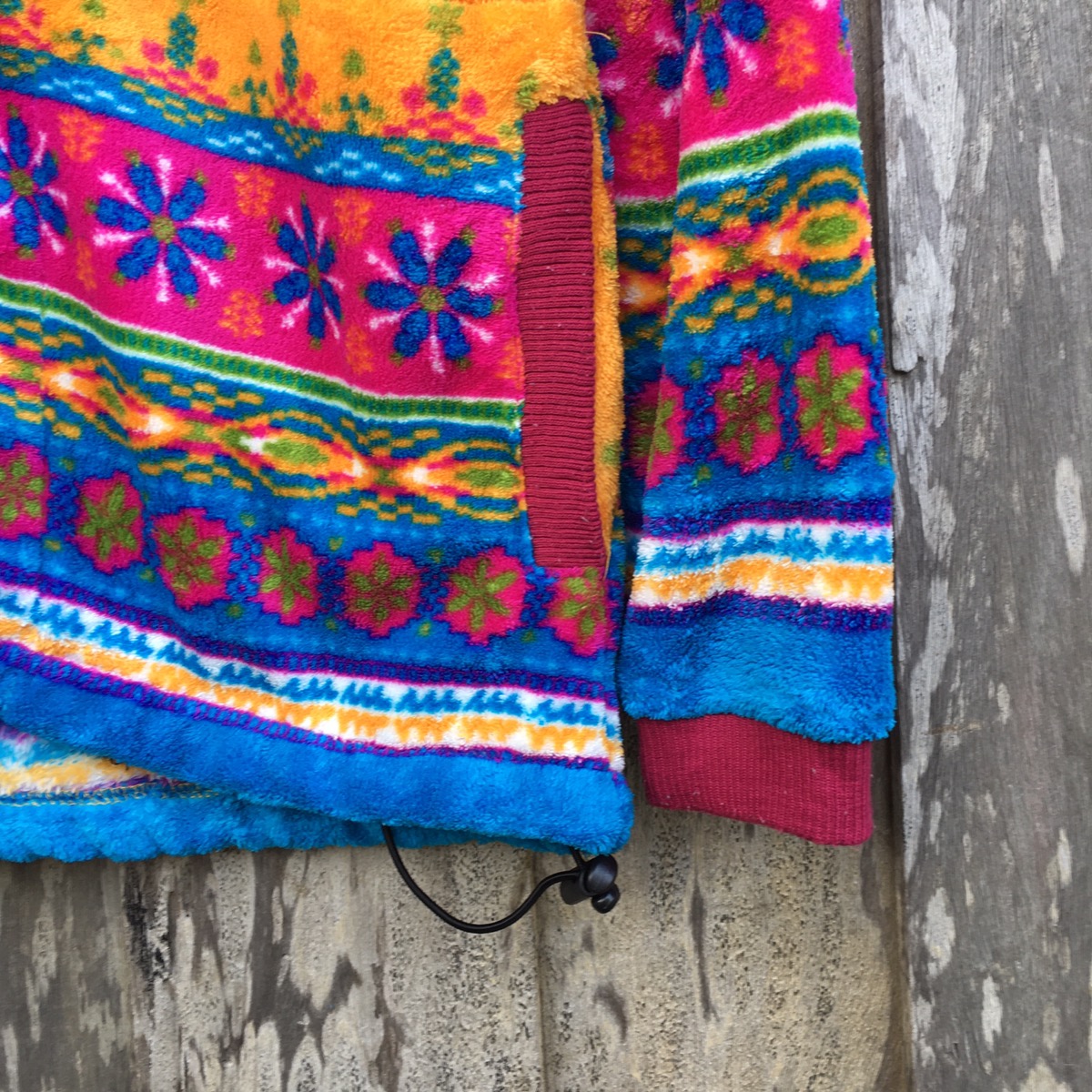 Vintage - Vintage Titicaca Peruvian Native Hoodie Fleece Sweatshirt - 4