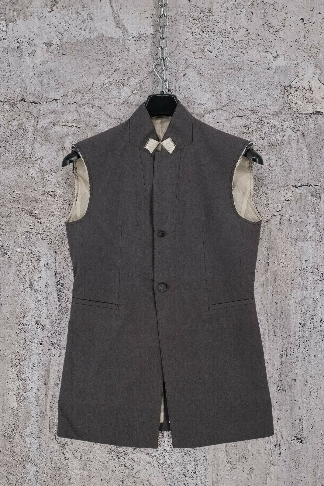 Brand New With Tags Boris Bidjan Saberi Sleeveless Grey Jacket , 1900$ - 1